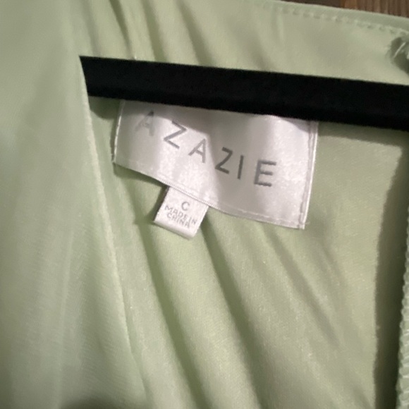 🌸SALE🌸Brand new AZAZIE dusty sage plus size bridesmaid/prom /dinner dress. - Picture 6 of 7